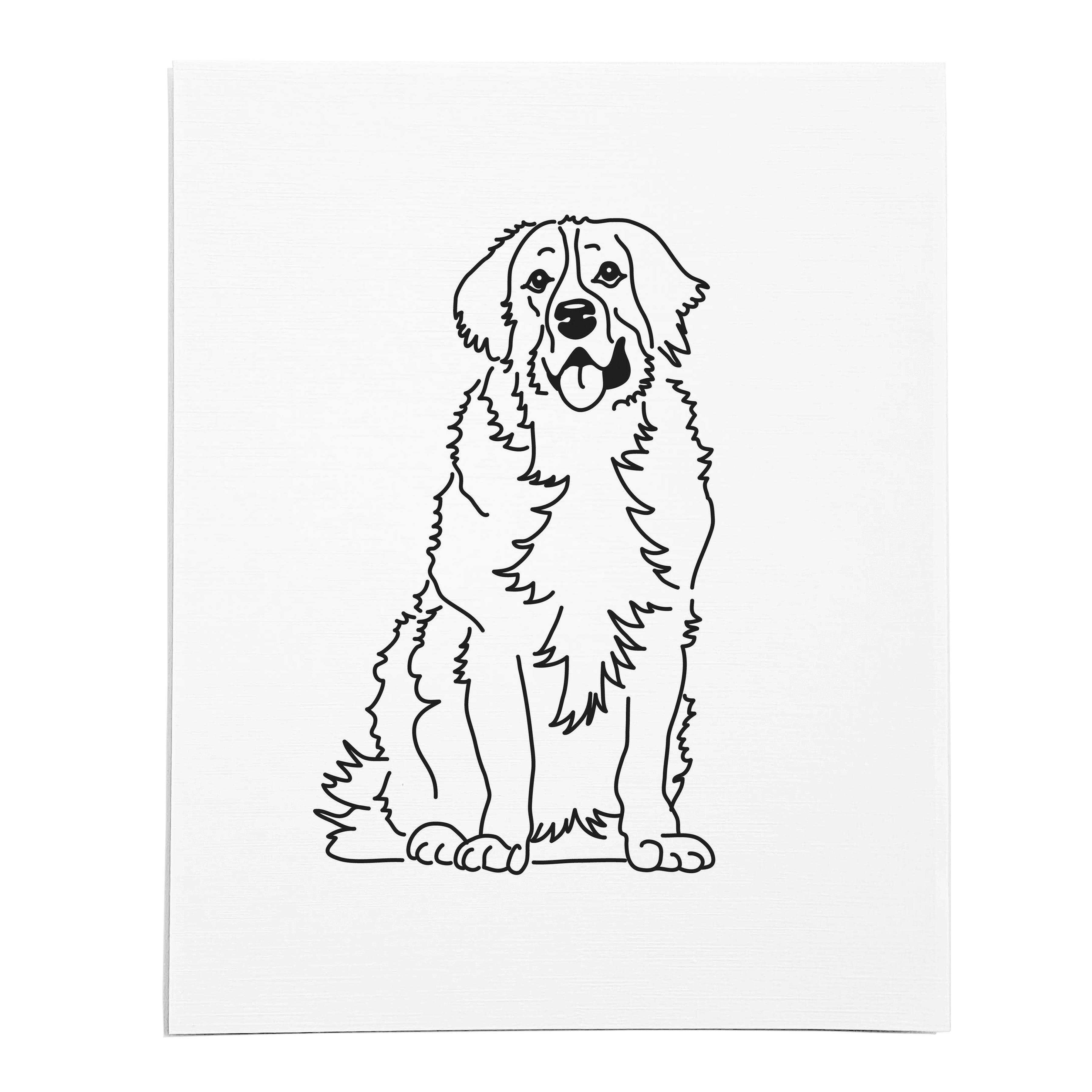 Bernese Mountain Dog Portrait Orginal outlet Ink Painting 5x7 inches