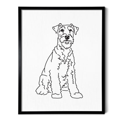 Airedale Art Print