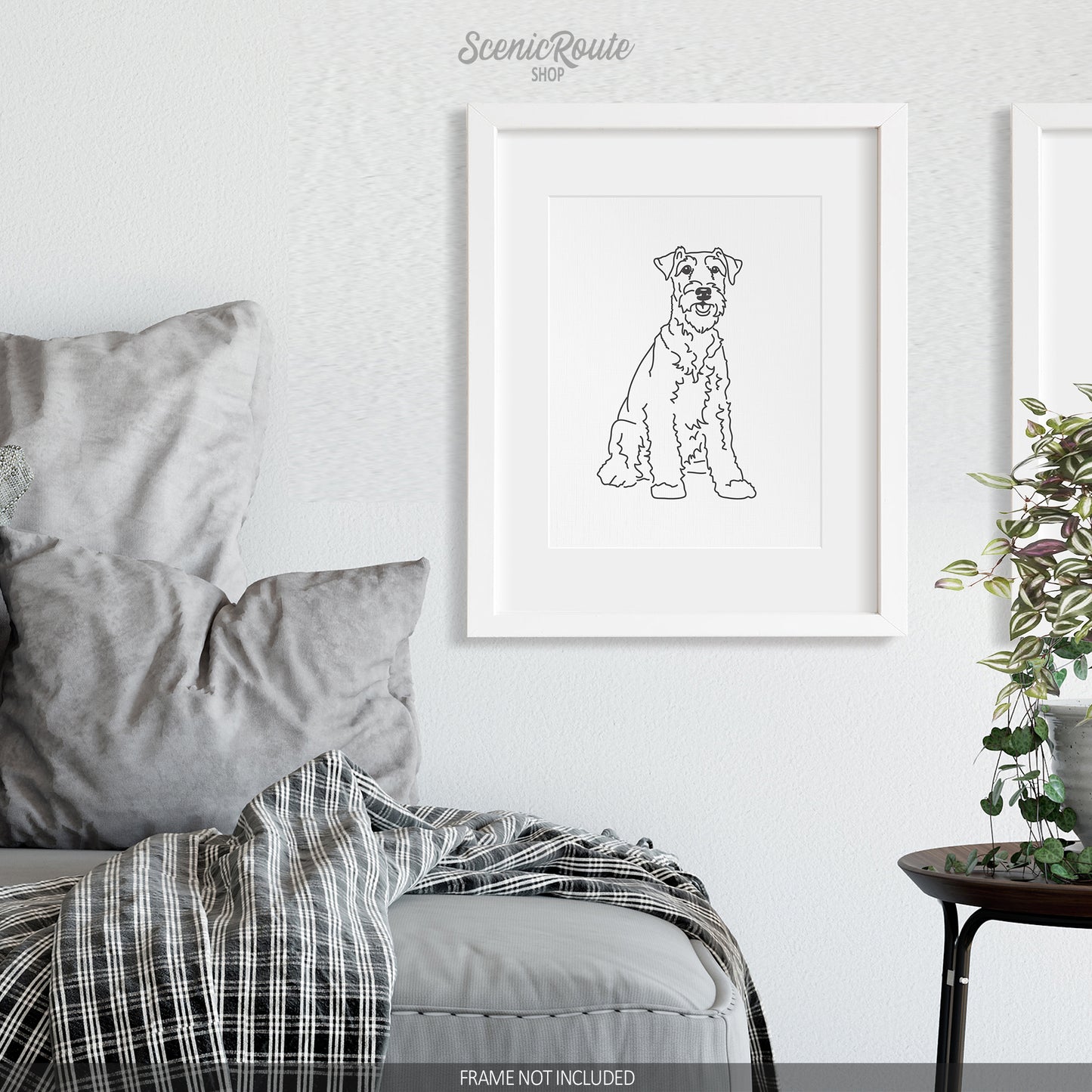 Airedale Art Print