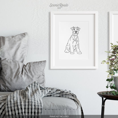 Airedale Art Print