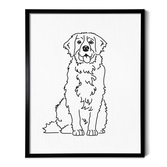 Bernese Mountain Dog Art Print