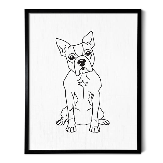 Boston Terrier Art Print