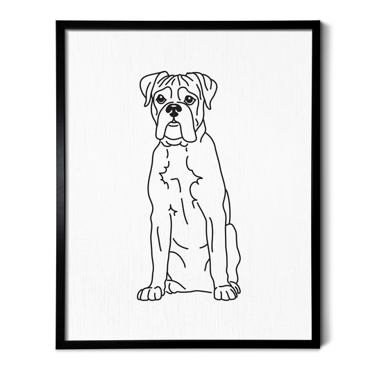 Boxer Art Print