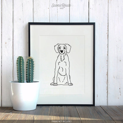 Brittany Spaniel Art Print