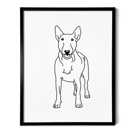 Bull Terrier Art Print