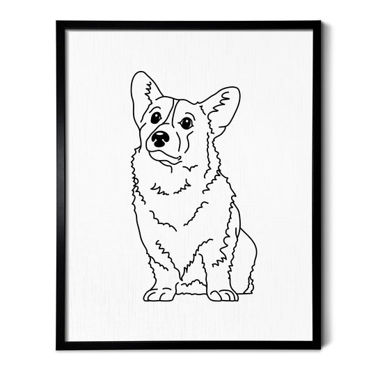 Corgi Art Print