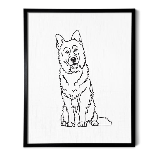 German Shepherd Art Print