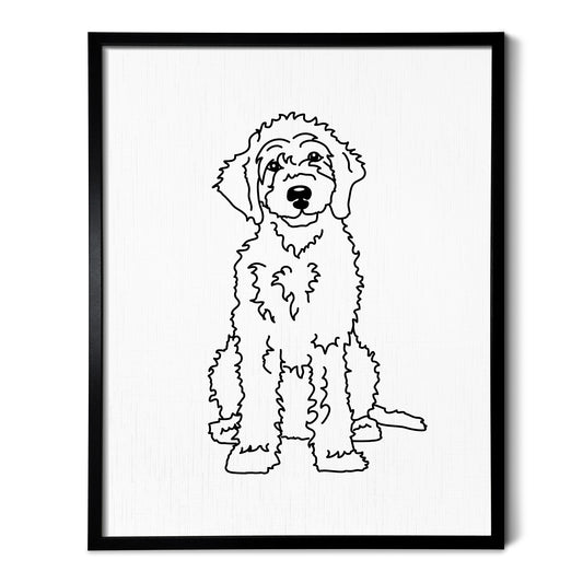 Goldendoodle Art Print