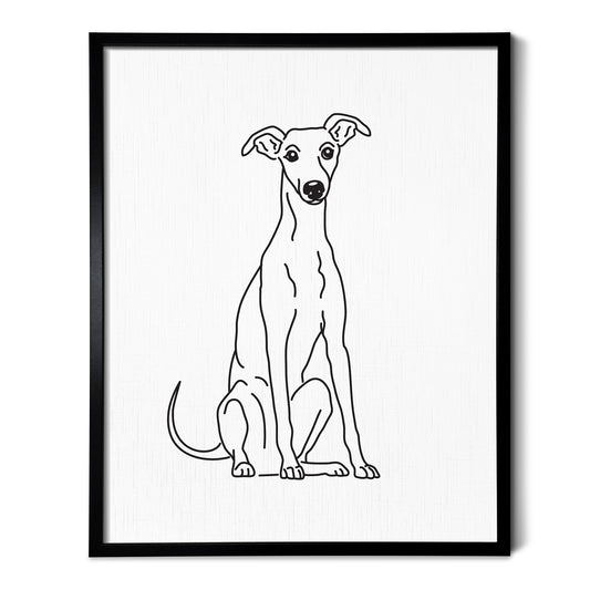 Greyhound Art Print