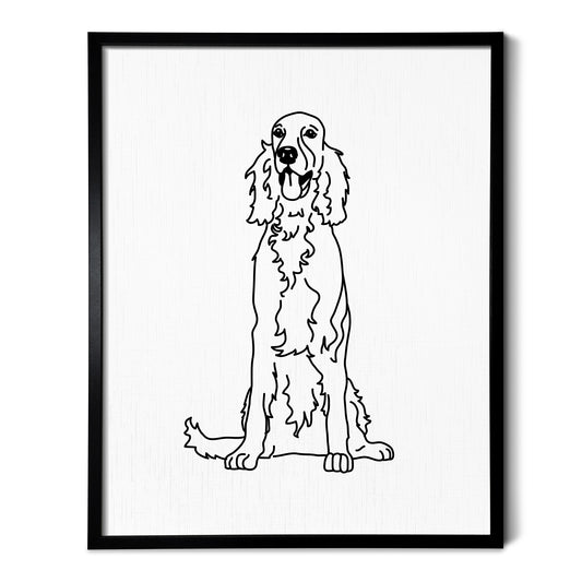 Irish Setter Art Print