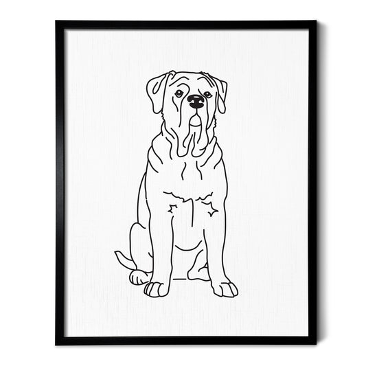 Mastiff Art Print