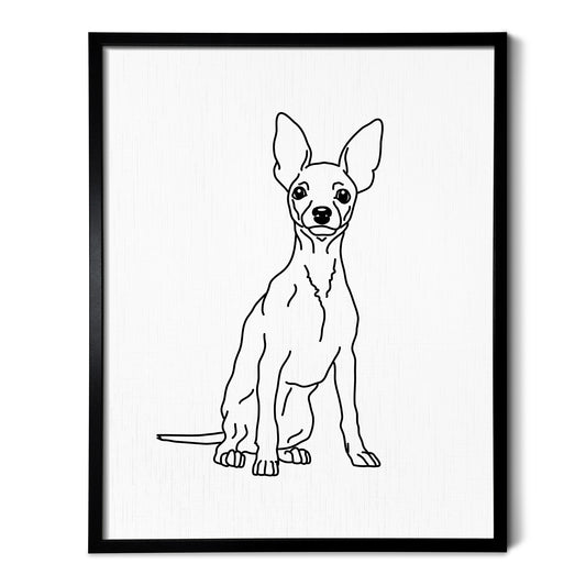 Miniature Pinscher Art Print