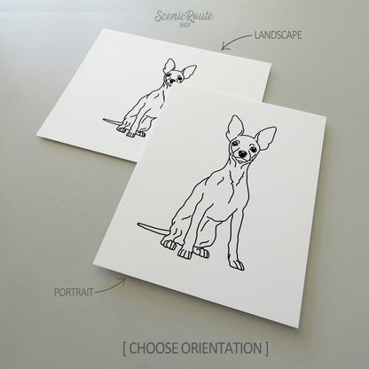 Miniature Pinscher Art Print