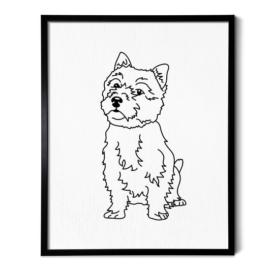 Norwich Terrier Art Print