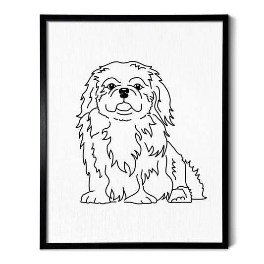 Pekingese Art Print