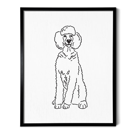 Poodle Art Print