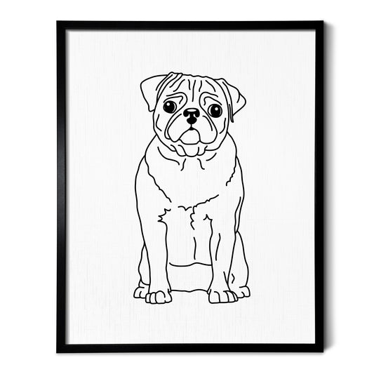 Pug Art Print