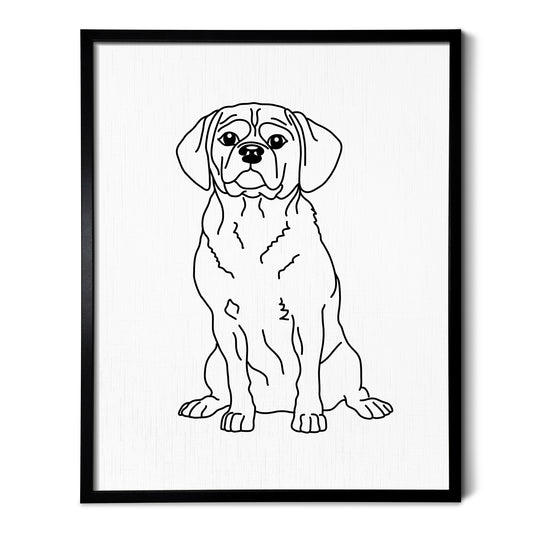 Puggle Art Print