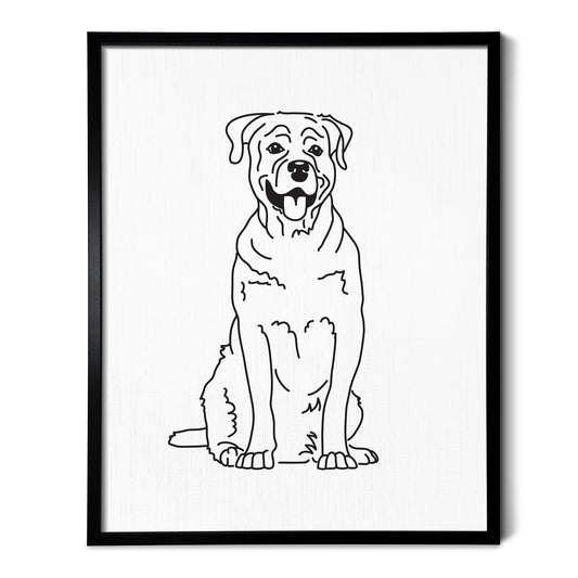 Rottweiler Art Print