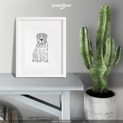 Shar Pei Art Print