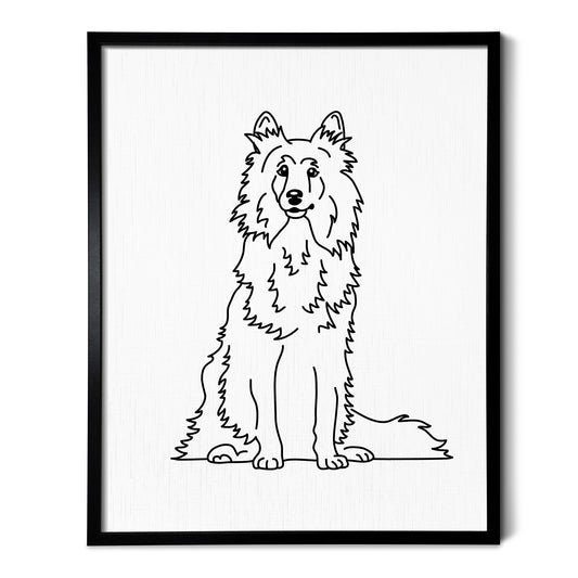 Shetland Sheepdog Art Print