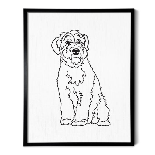 Wheaten Terrier Art Print