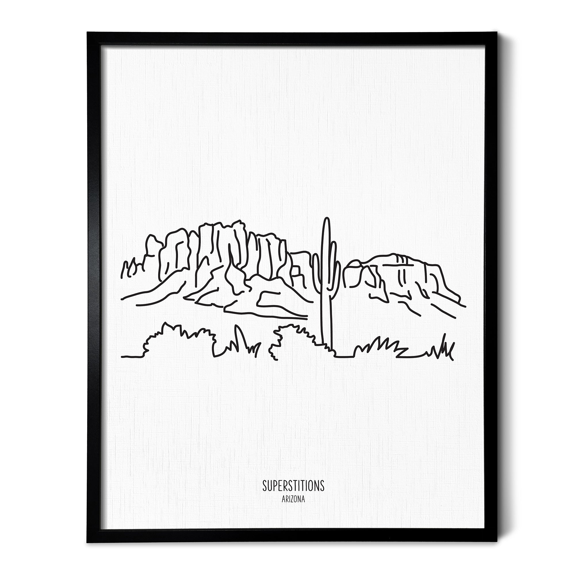 Arizona Superstition Mountains Art Print – Scenic Route Shop